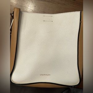 Calvin Klein cross body bag with make up bag EUC